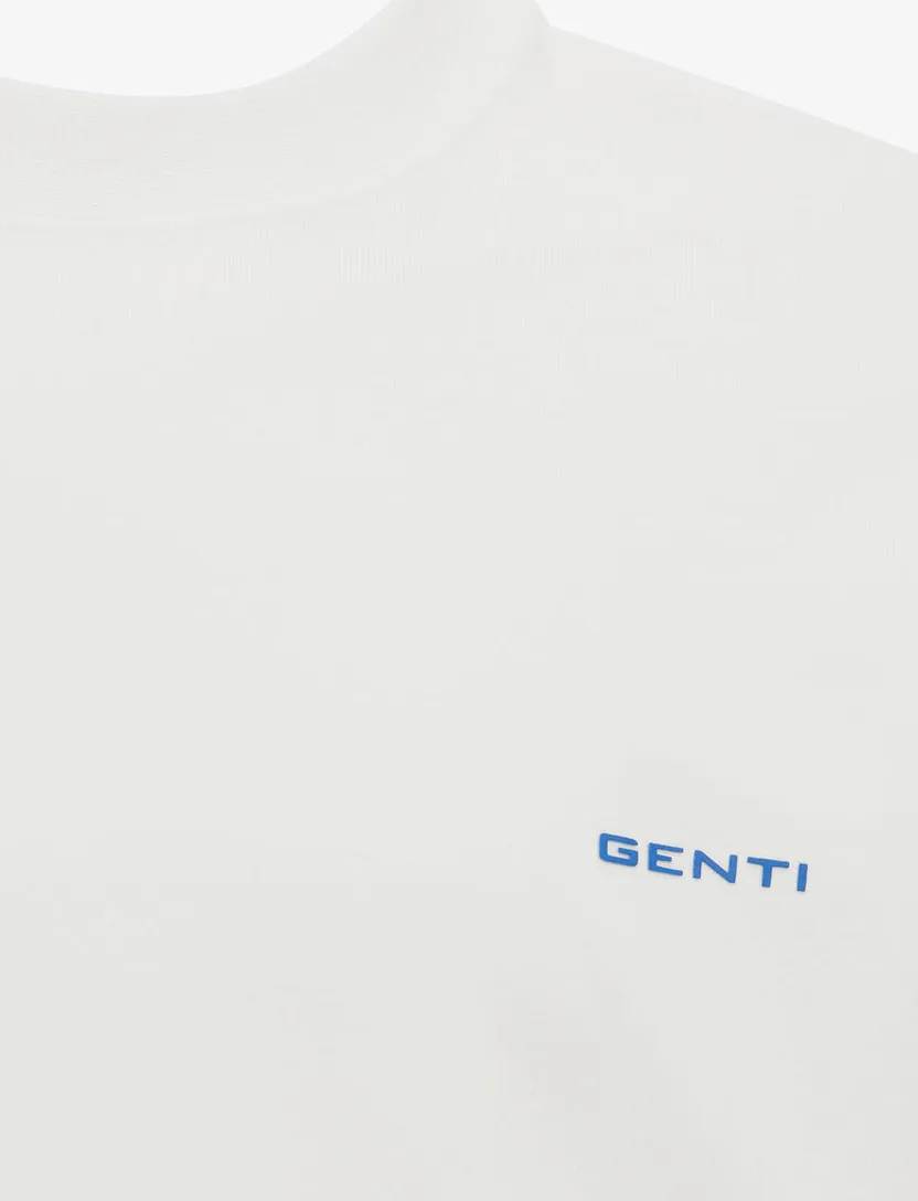 Wit Genti t-shirt backprint