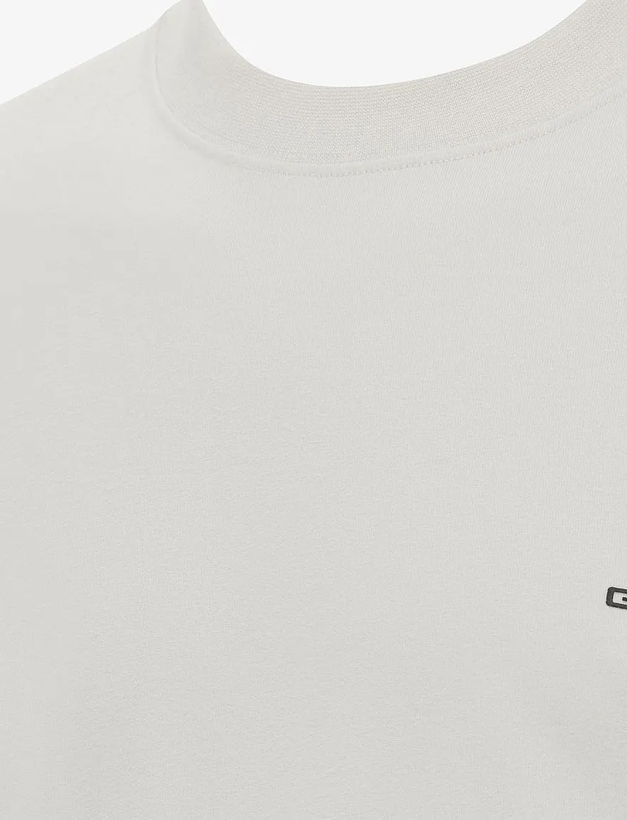 Genti T-shirt ecru zwarte backprint