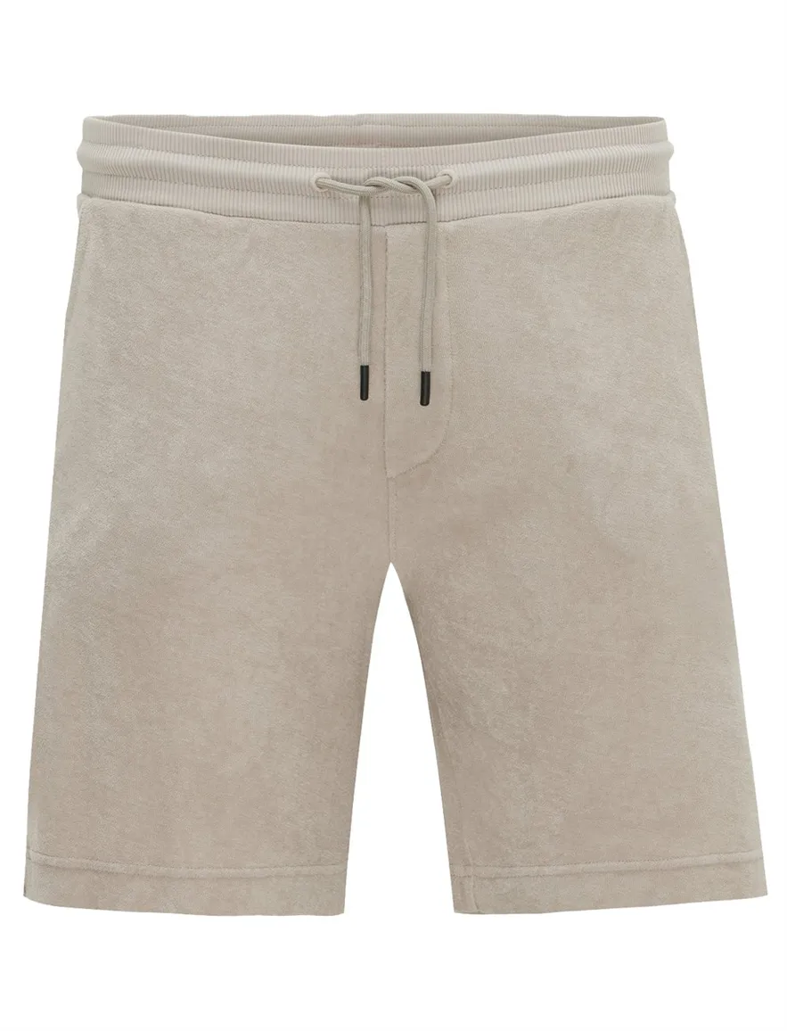Genti Bermuda beige badstof