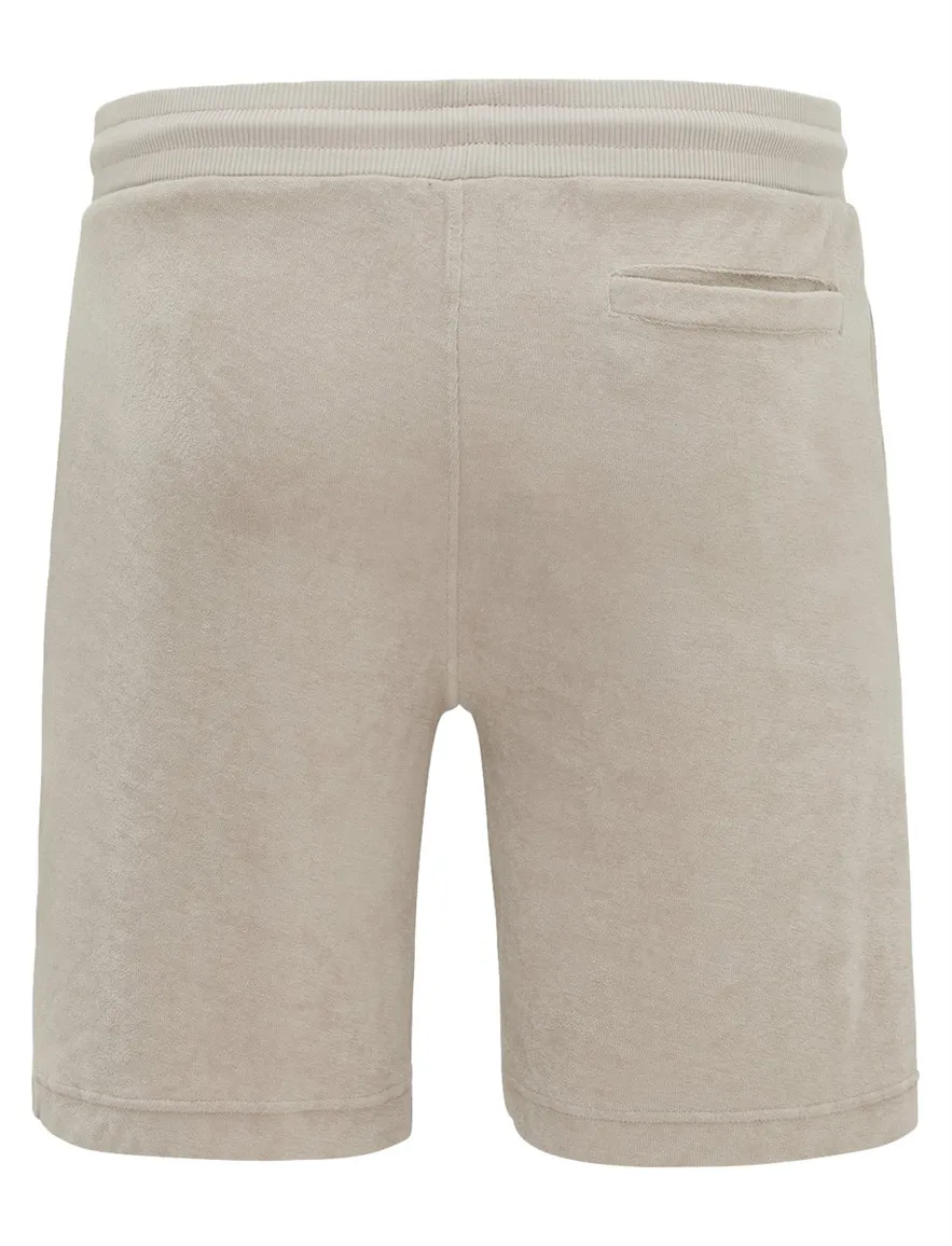 Genti Bermuda beige badstof
