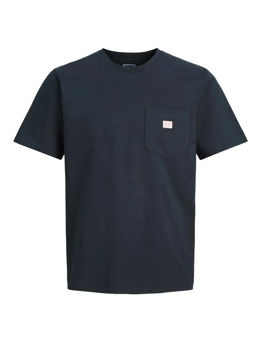 Jack & Jones T-shirts navy met borstzak