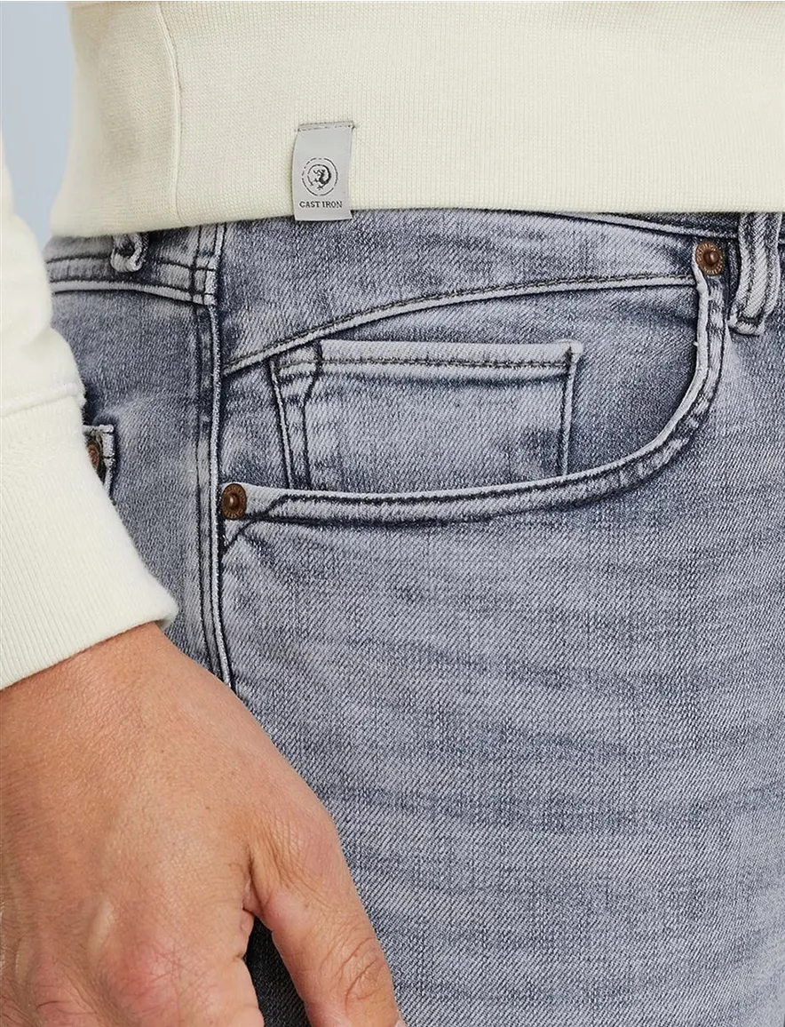 Cast Iron jeans Shiftback tapered fit blauw