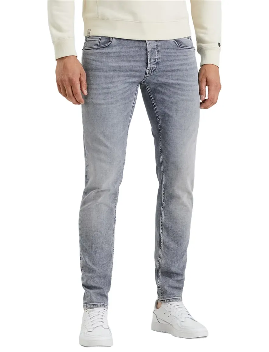 Cast Iron Shiftback jeans grijs tapered fit