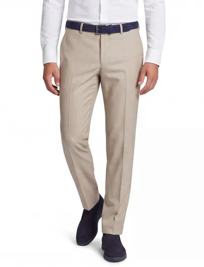 Roy Robson Beige pantalon Roy Robson flatfront model