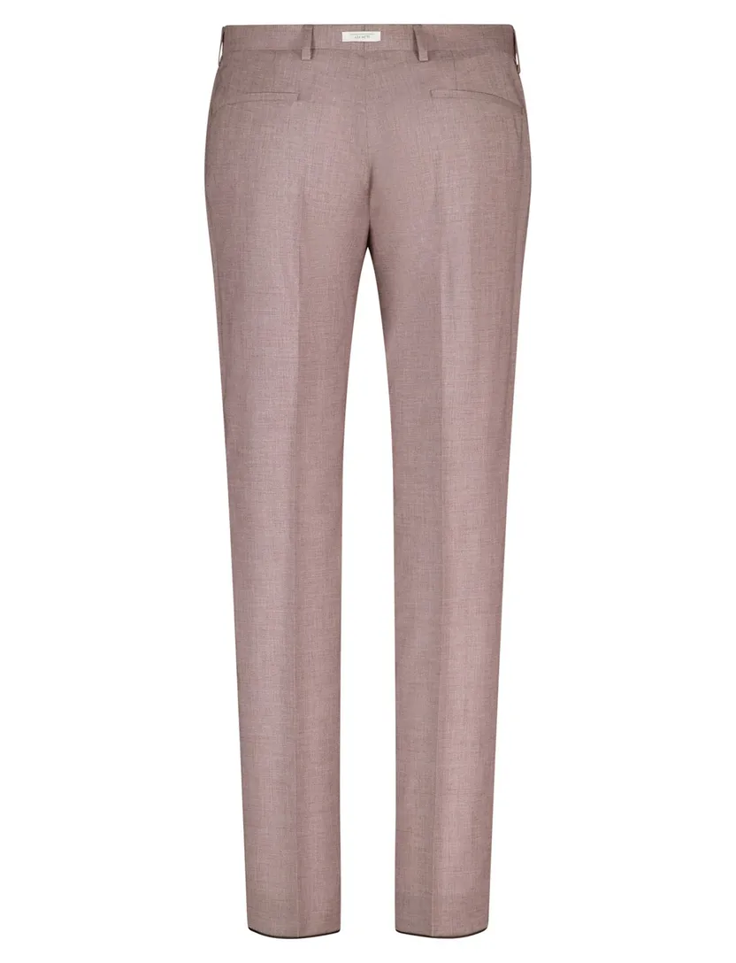 Pantalon Roy Robson roze scheerwol