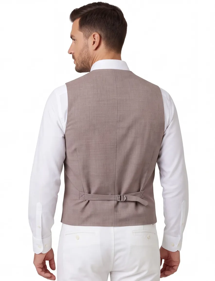 Roze gilet Roy Robson gemeleerd