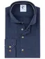 Navy linnen overhemd R2 Amsterdam Modern fit