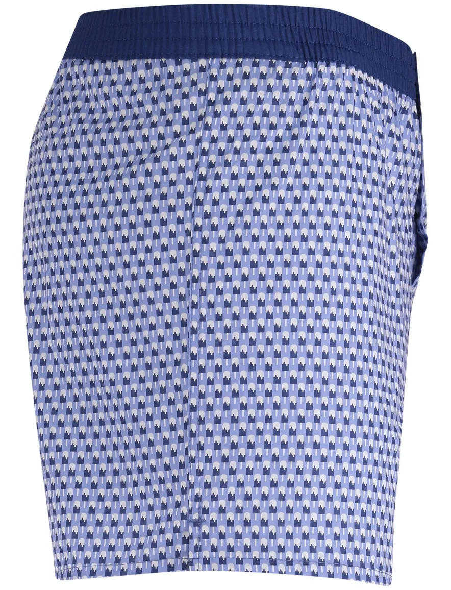 Mc Alson Boxershort ijsjes print print blauw