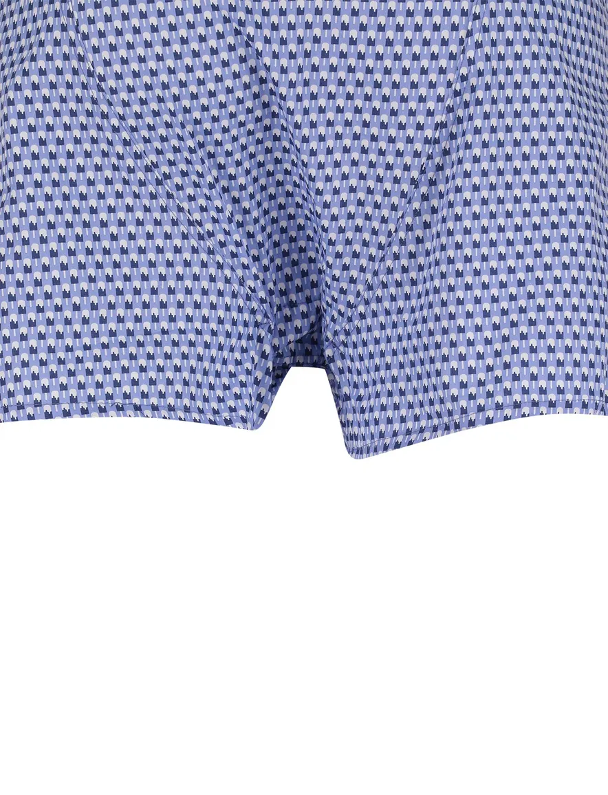 Mc Alson Boxershort ijsjes print print blauw