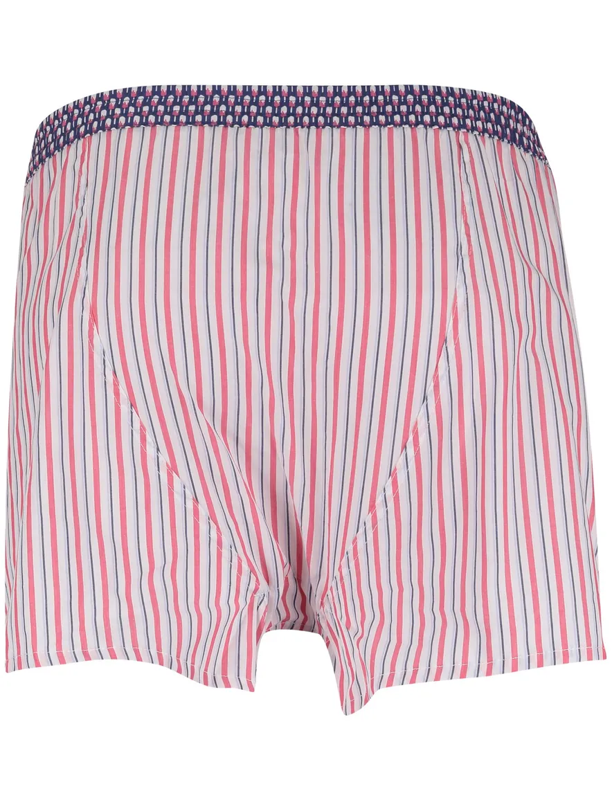 Mc Alson Boxershort wit roze gestreept
