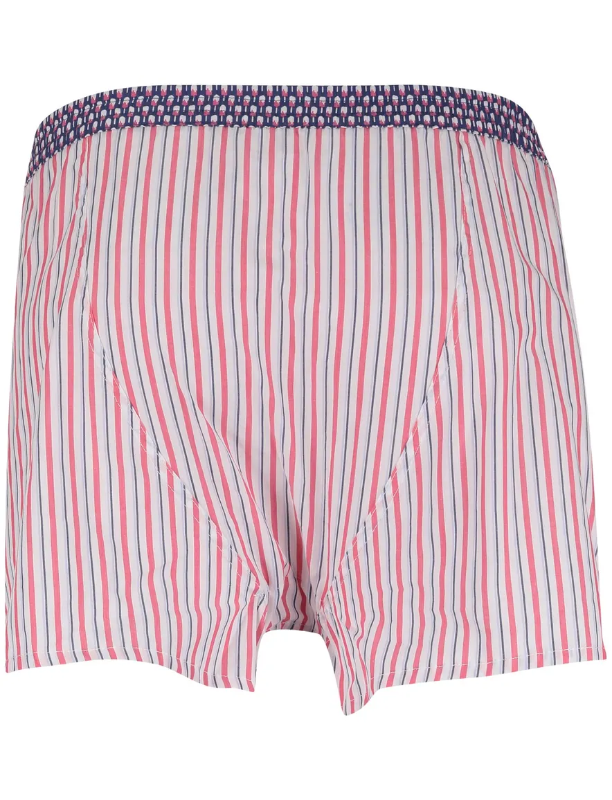 Mc Alson Boxershort wit roze gestreept