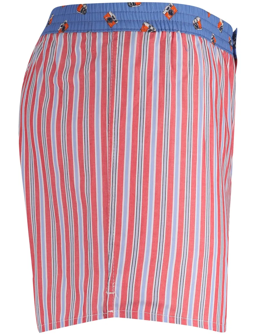 Mc Alson boxershort rood gestreept katoen