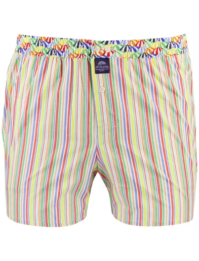 Mc Alson Ondergoed Mc Alson blauw met streepjes print