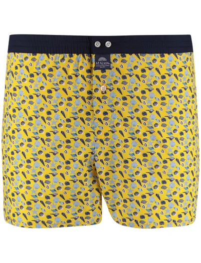 Mc Alson Mc Alson boxershort geel strand printje