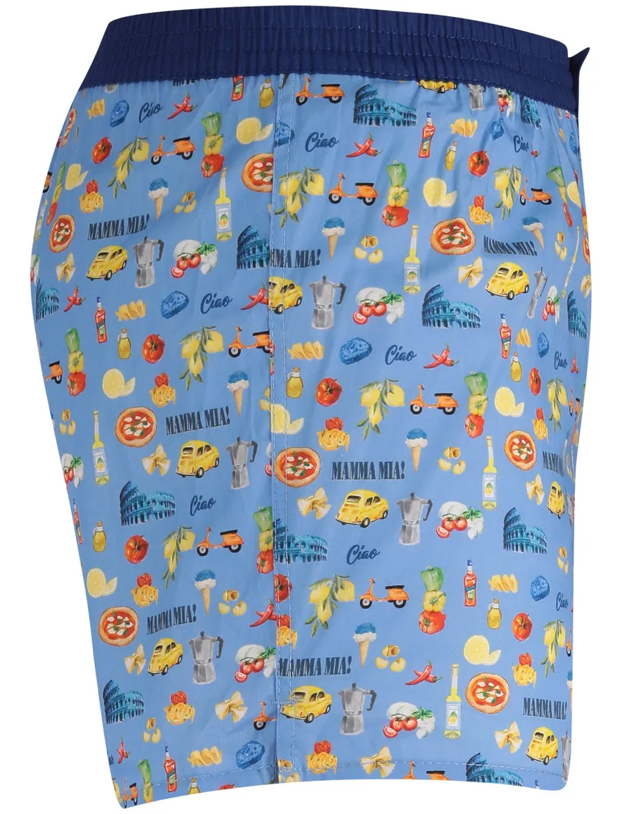 blauwe boxershort Mc Alson italië normale fit