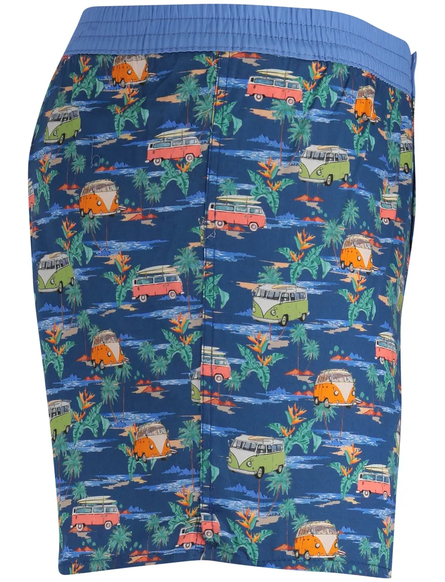 Mc Alson Boxershort auto print donkerblauw