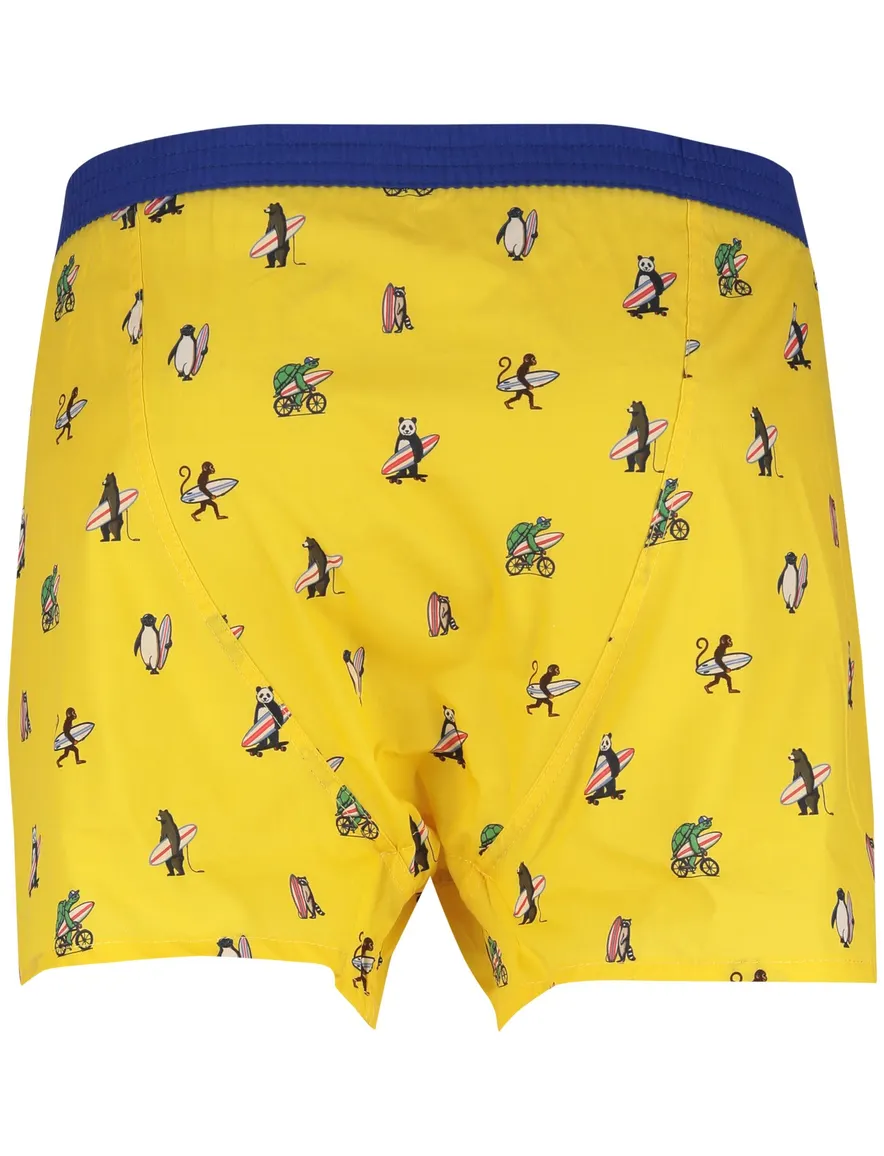gele boxershort Mc Alson katoen normale fit