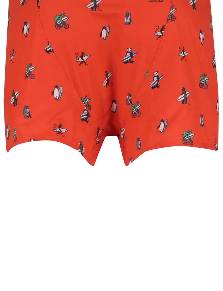 Mc Alson boxershort oranje geprint