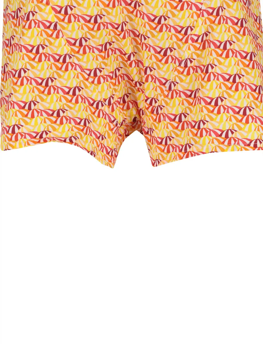 Mc Alson boxershort oranje geprint zomers