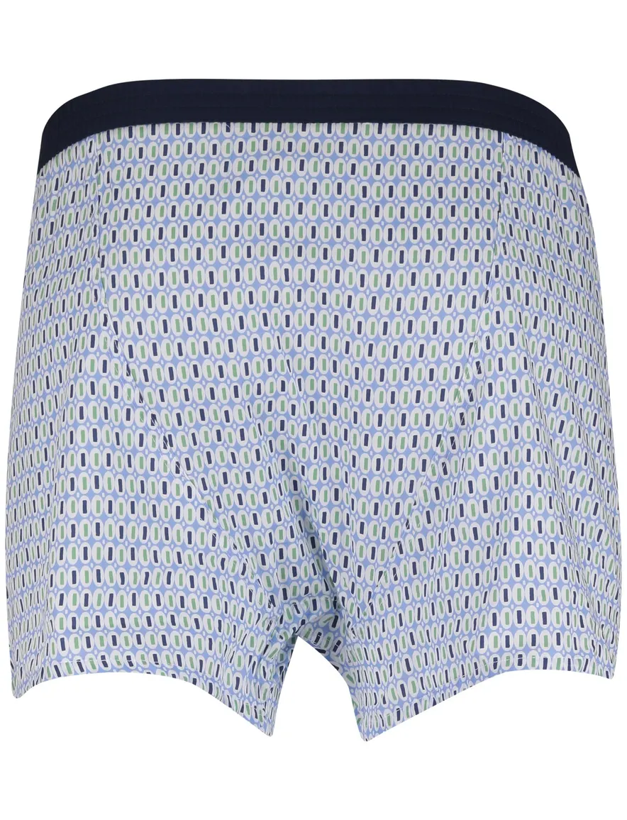 Mc Alson Boxershort blauw groen geprint