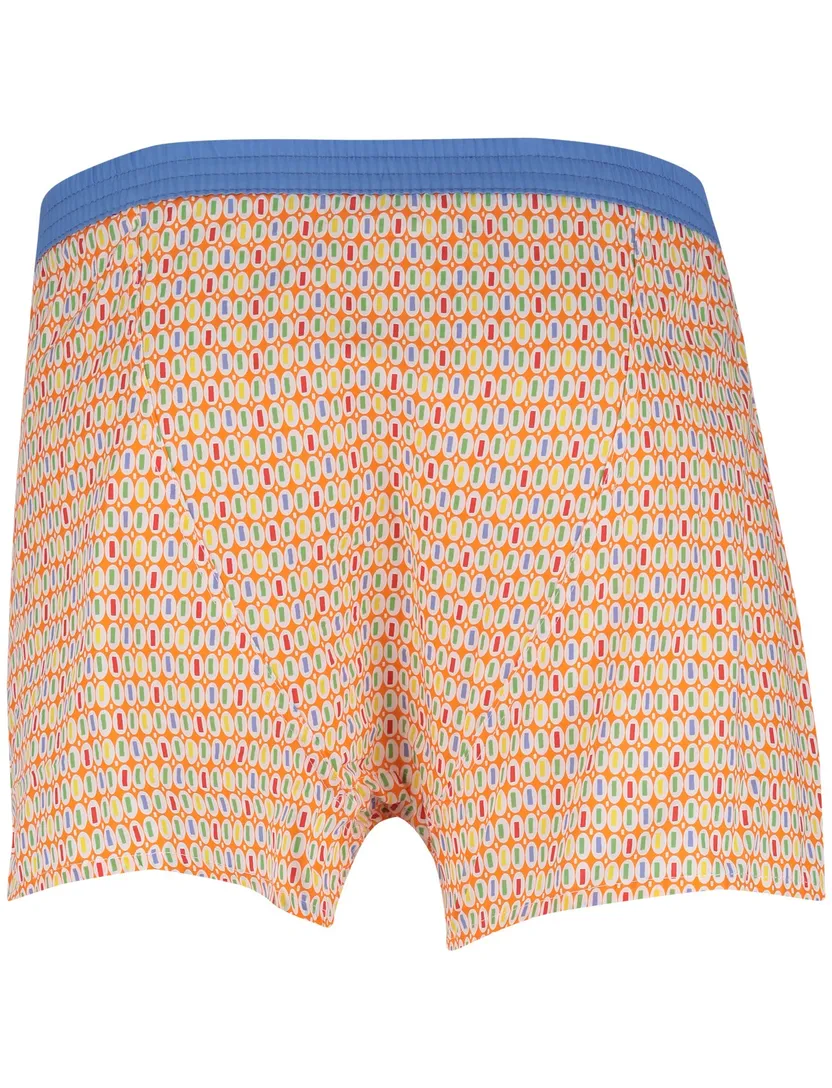 boxershort Mc Alson oranje ovaaltjes print normale fit
