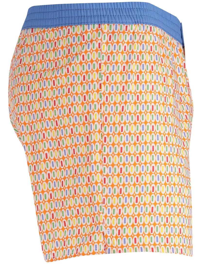 boxershort Mc Alson oranje ovaaltjes print normale fit
