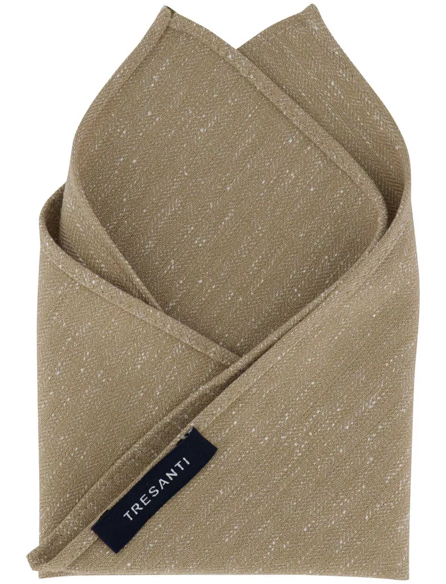 Basics Tresanti bruin pochet zijde