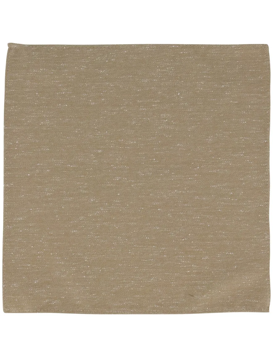 Basics Tresanti bruin pochet zijde