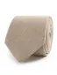 Tresanti stropdas beige vissengraad patroon