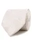 Tresanti stropdas creme jacquard waaiermotief