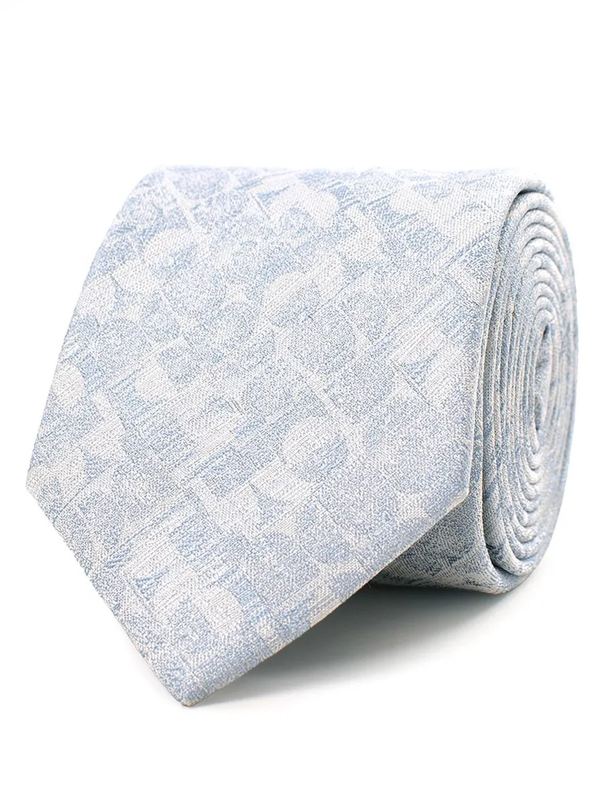 Tresanti stropdas blauw met print