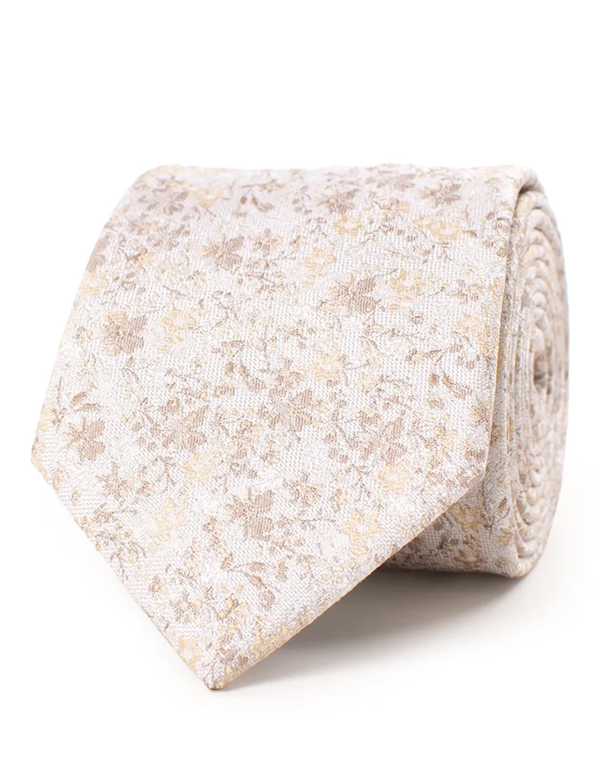 Tresanti stropdas beige geprint