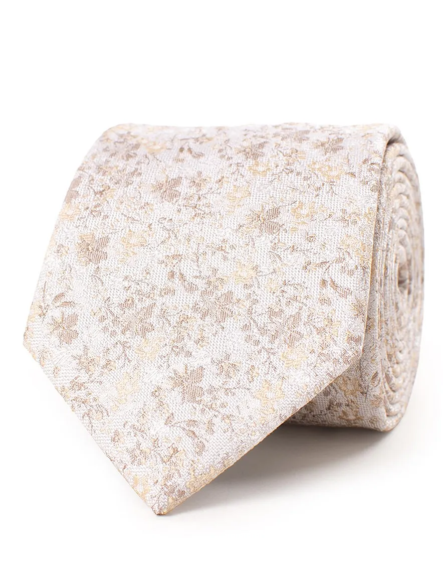 Tresanti stropdas beige geprint