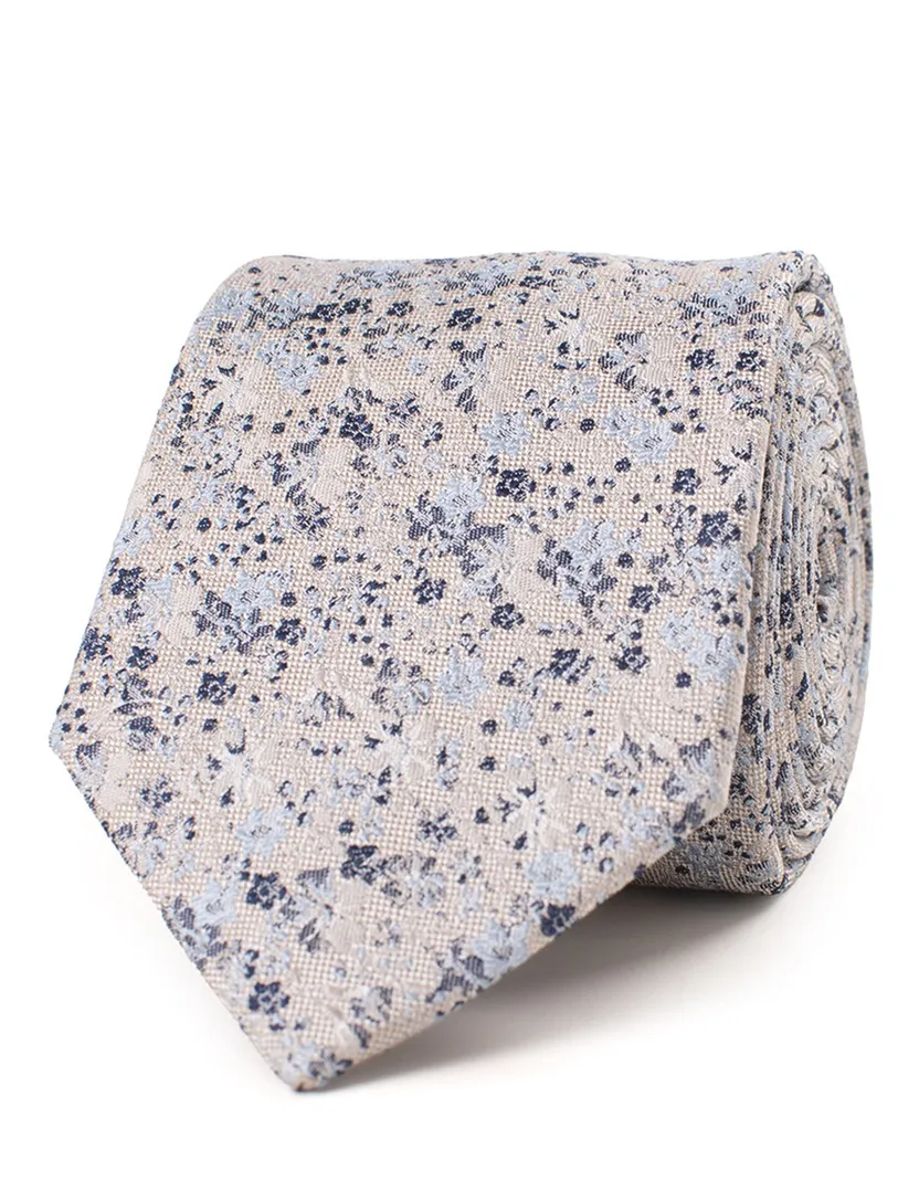 Tresanti stropdas blauw met print
