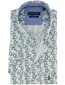 Overhemd Giordano Regular Fit groen geprint cirkels blauw