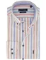 Wit gestreept Giordano overhemd met button-down kraag