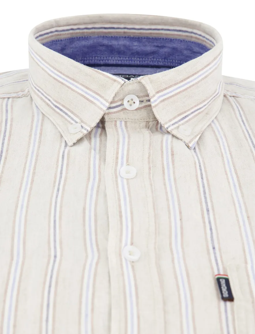 Giordano overhemd beige regular fit