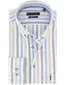 Giordano overhemd gestreept multicolor Regular Fit