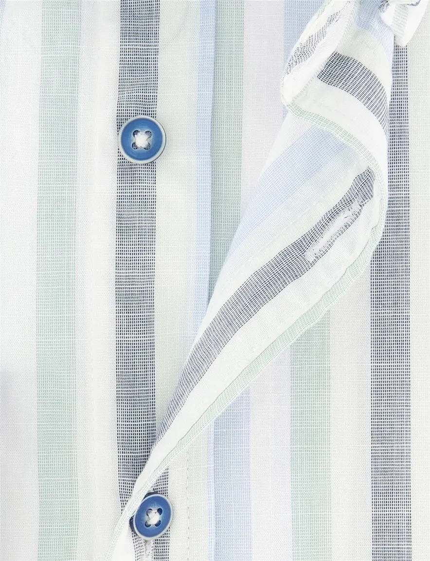 Giordano overhemd gestreept Regular Fit