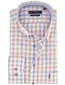 Giordano Regular Fit overhemd rood blauw geruit