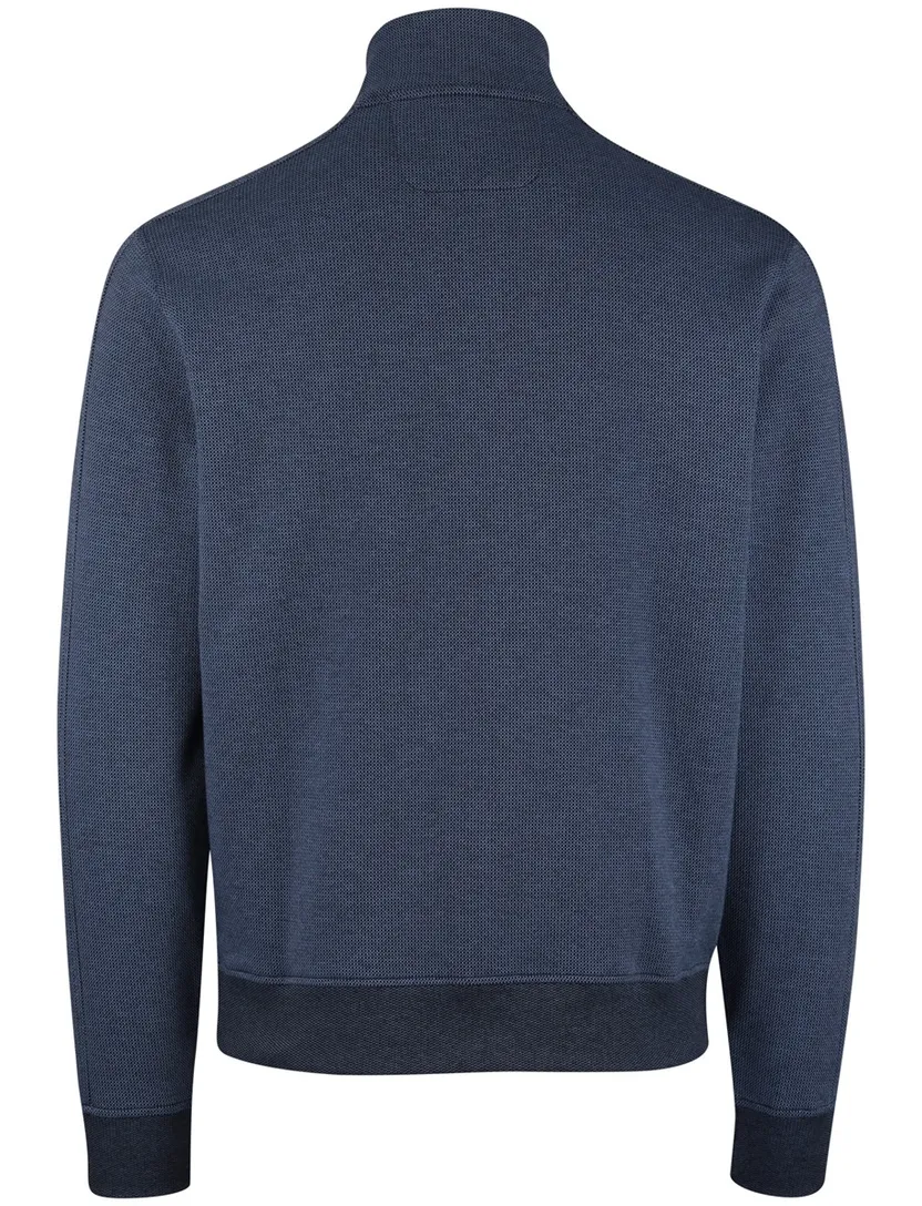 vest Baileys donkerblauw ondertoon normale fit rits