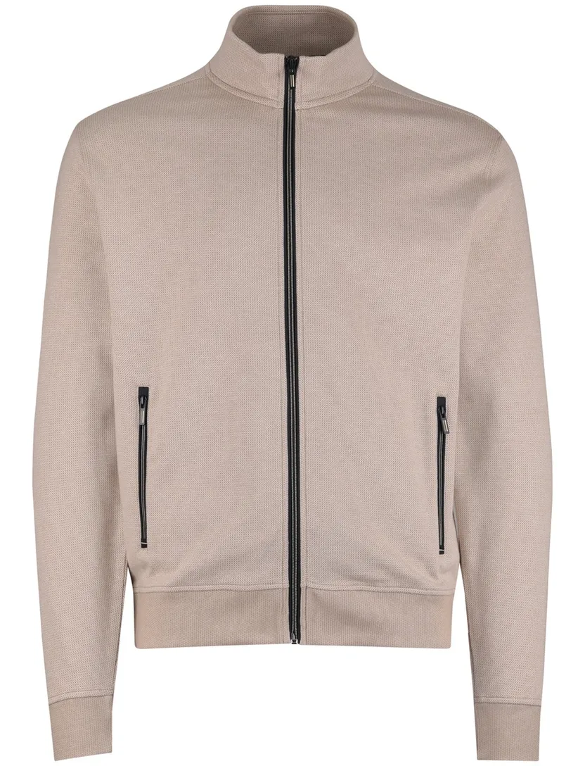 vest Baileys beige normale fit met rits
