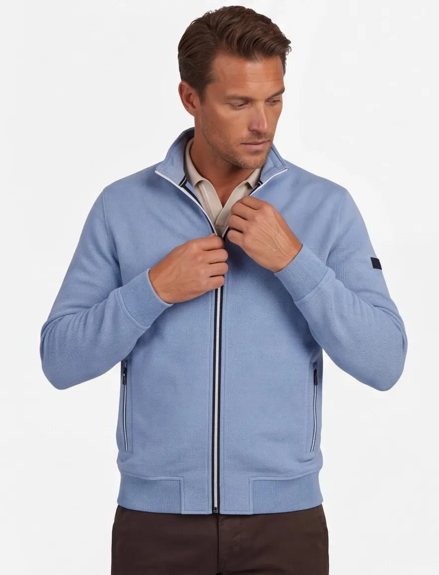 blauw vest Baileys normale fit