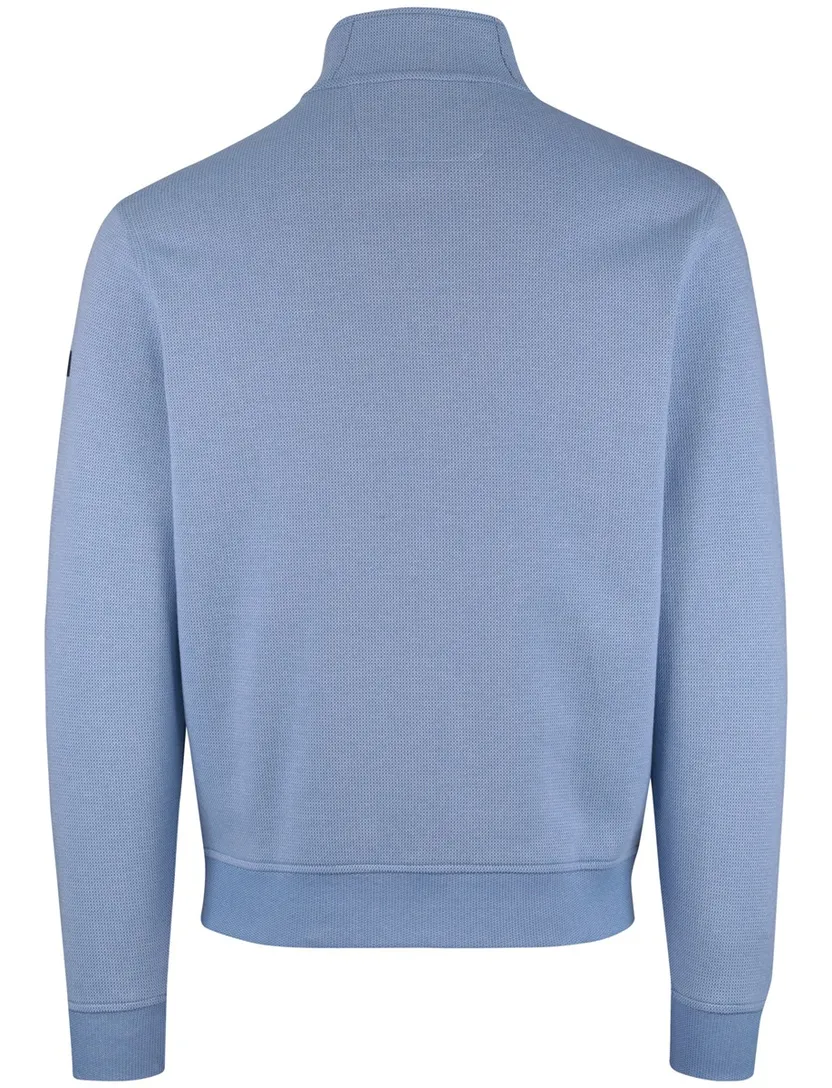 vest Baileys blauw normale fit witte rits