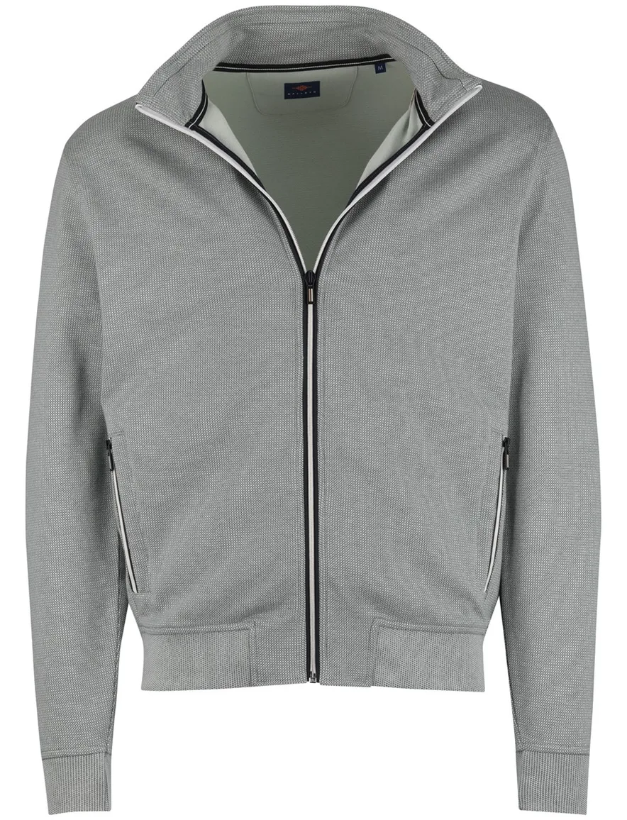 groen vest Baileys normale fit witte rits