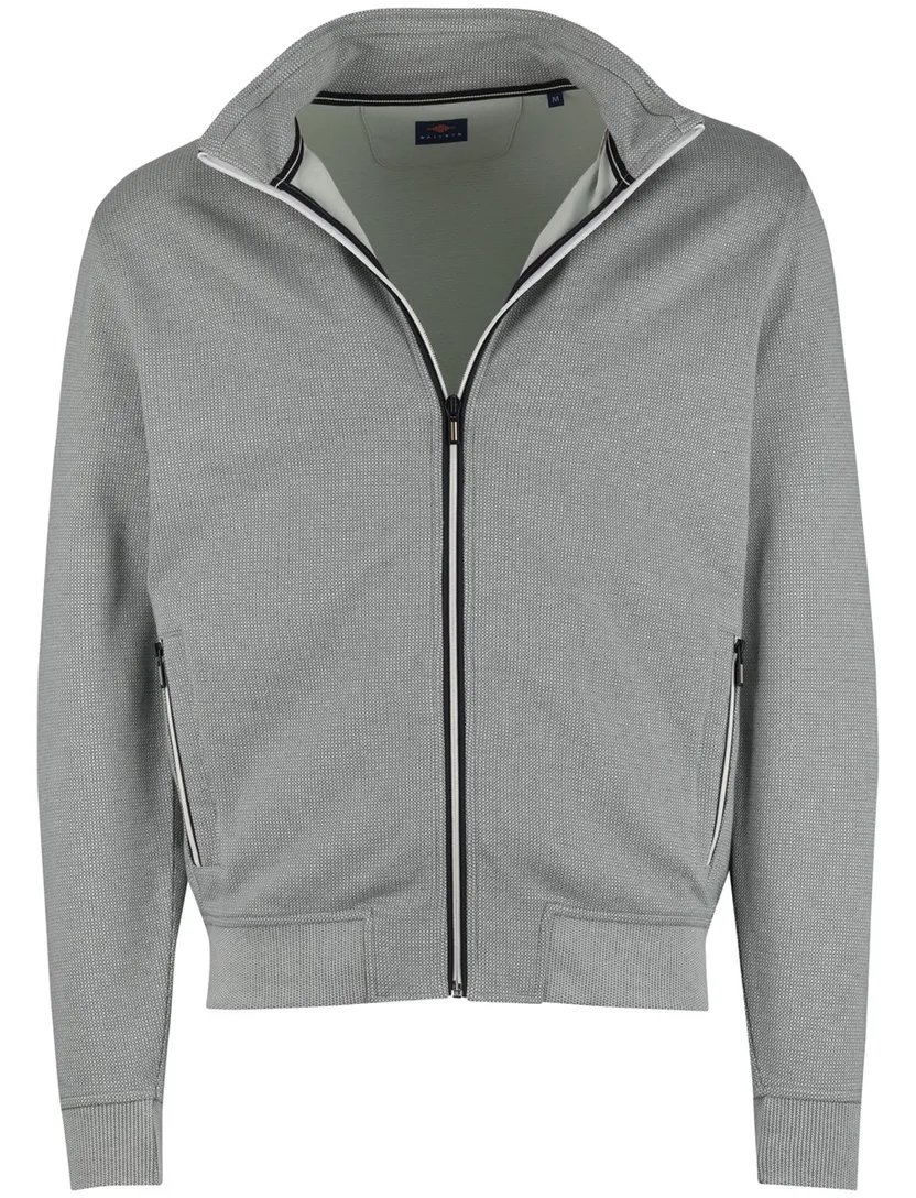 vest Baileys groen ondertoon normale fit rits
