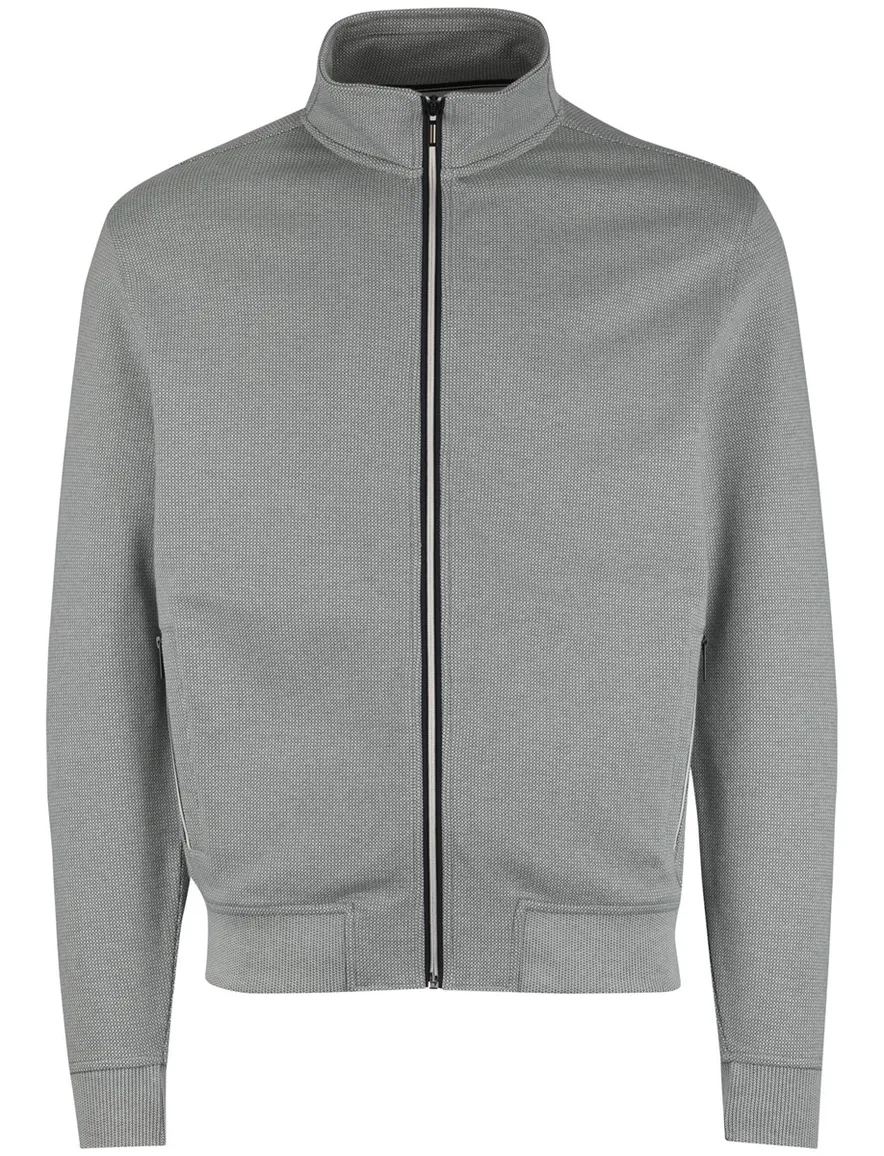 groen vest Baileys normale fit witte rits