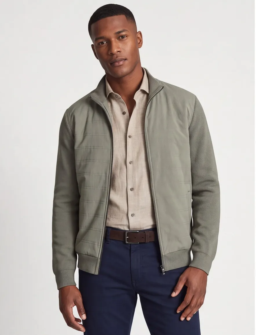 Baileys outdoorvest groen zakken