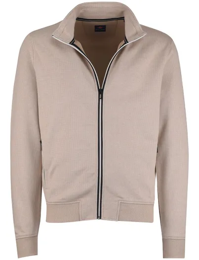 Baileys beige vest Baileys normale fit katoen