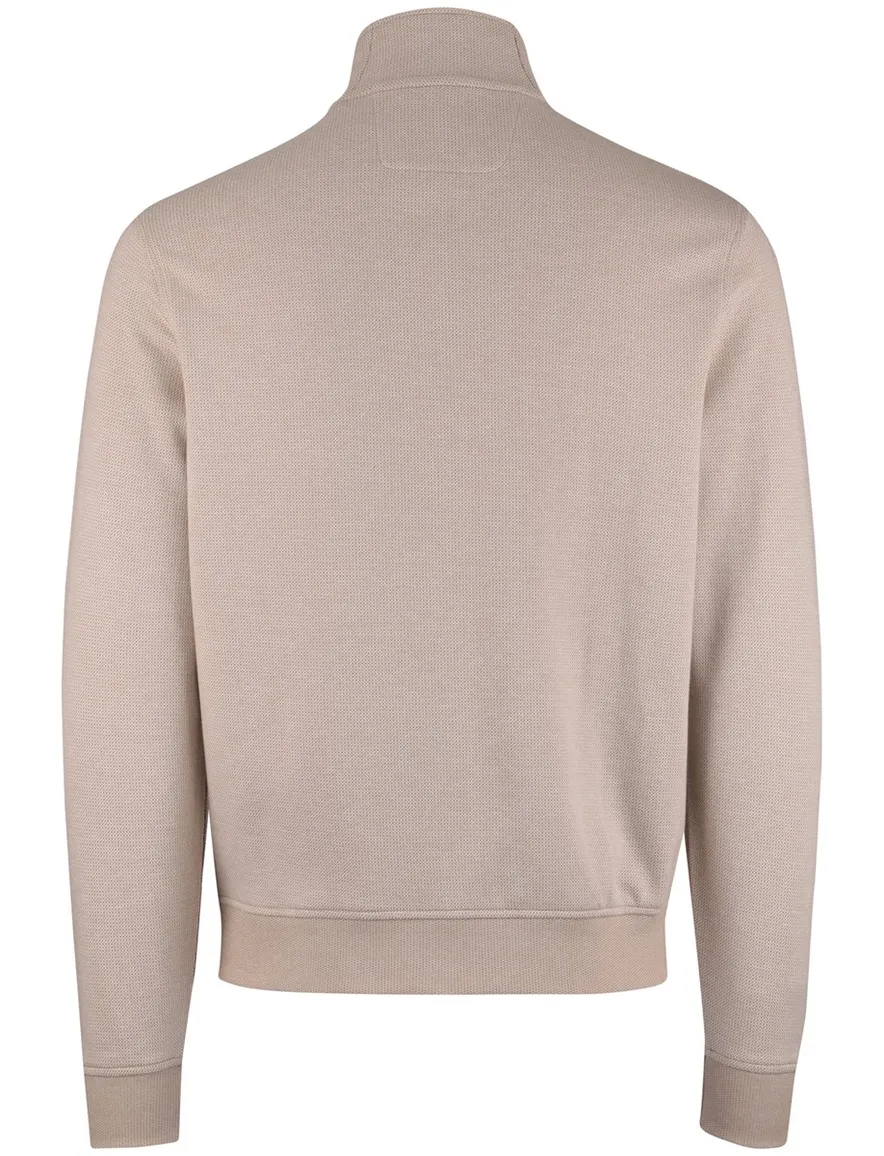 beige vest Baileys normale fit katoen